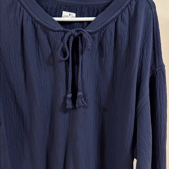 Aerie Deep Blue easy street sweatshirt - Picture 4 of 7